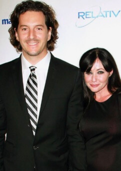 Shannen Doherty with her ex-husband.